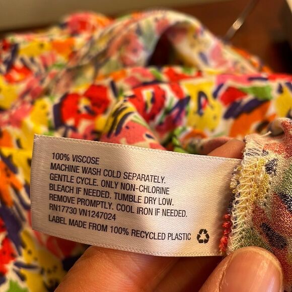 Nwt Rixo with Target collaboration multicolored flowers woman’s dress - Picture 13 of 15